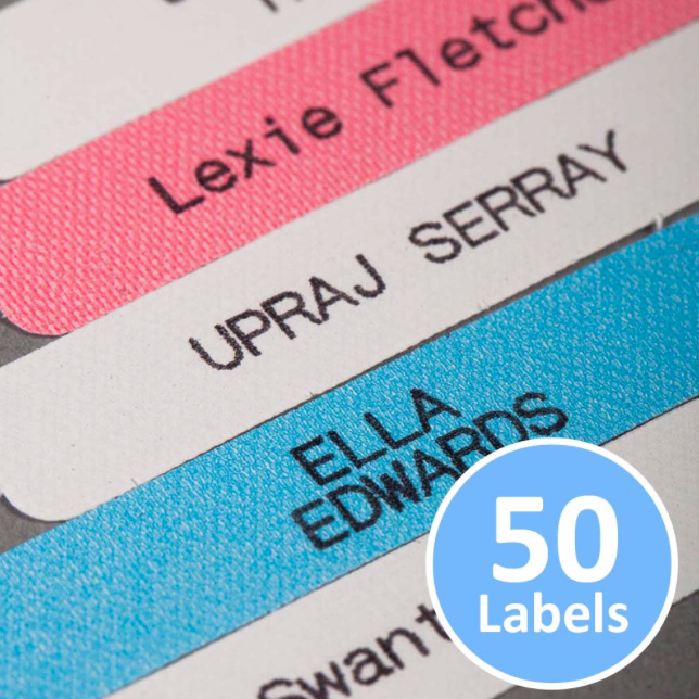 50 Sew In Labels - Name Tapes and Labels