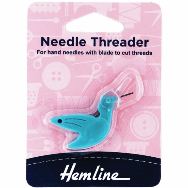 Needle Threader- Basic Threader with Cutter (2 Pack) - Duttons for Buttons