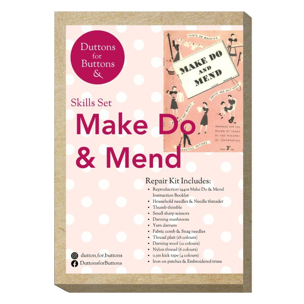 Skills Set - Make Do and Mend Repair Kit - Duttons for Buttons