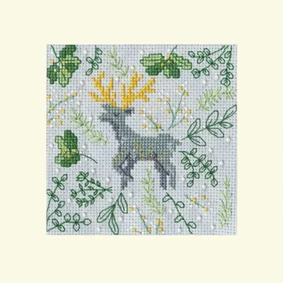 Scandi Deer cross stitch