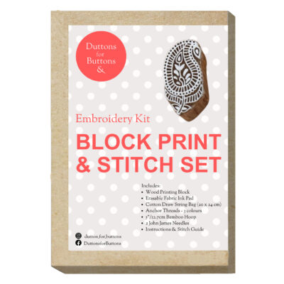 Block Print & Stitch Set - Duttons Exclusive - Botanics No.1