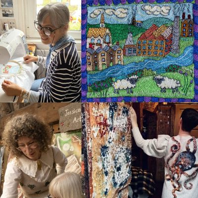 Free Narrative Textile Art Exhibition at Mrs Duttons Wondrous Workshops Ilkley -  Aneeta Seshan & Jessica Jenyns - Saturday & Sunday 3 & 4 October 2026 (10am - 4pm)