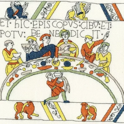 The Bishop's Feast - Counted Cross Stitch Bayeux Tapestry - Bothy Threads