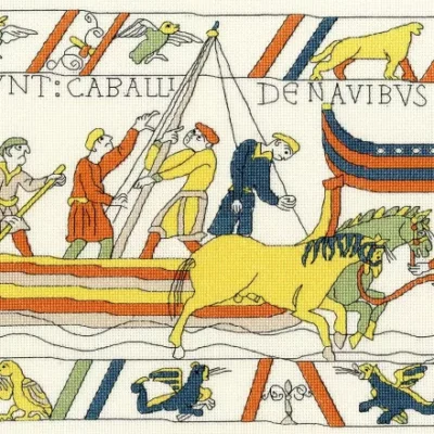 The Normans' Landing - Counted Cross Stitch Bayeux Tapestry - Bothy Threads